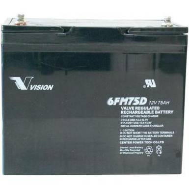 Ólomakku 12 V 75 Ah Vision Akkus 6FM75DX, Vision 6FM75DX Ólomzselés (AGM) 258 x 215 x 166 mm ,Ciklusálló Ólomakku 12 V 75 Ah Vision Akkus 6FM75DX, Vision 6FM75DX Ólomzselés (AGM) 258 x 215 x 166 mm ,Ciklusálló