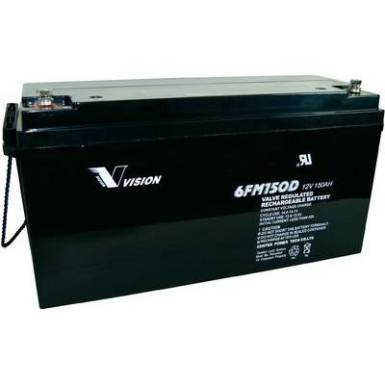 Ólomakku 12 V 150 Ah Vision Akkus 6FM150DX, Vision 6FM150DX Ólomzselés (AGM) 485 x 240 x 172 mm ,Ciklusálló Ólomakku 12 V 150 Ah Vision Akkus 6FM150DX, Vision 6FM150DX Ólomzselés (AGM) 485 x 240 x 172 mm ,Ciklusálló