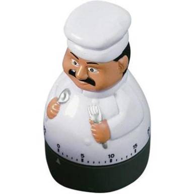 Konyhai időzítő, szakács figura, Ø 104 x 58 mm, TFA 38.1008 Konyhai időzítő, szakács figura, Ø 104 x 58 mm, TFA 38.1008