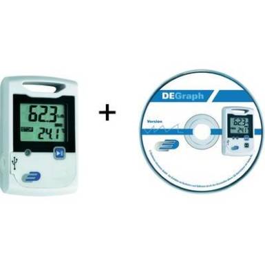 Hőmérséklet/páratartalom mérés adatgyűjtő szett, 2 x 20000 adat tárolással, -30…+60 °C, Dostmann Electronic LOG20 Hőmérséklet/páratartalom mérés adatgyűjtő szett, 2 x 20000 adat tárolással, -30…+60 °C, Dostmann Electronic LOG20