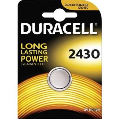 Gombelem CR 2430 Lítium Duracell CR 2430 285 mAh 3 V 1 db Gombelem CR 2430 Lítium Duracell CR 2430 285 mAh 3 V 1 db