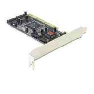 DELOCK Controller SATA. 4 port with Raid