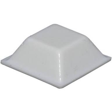 TOOLCRAFT Elasztikus puffer, &ouml;ntapad&oacute; PD2205W (H x Sz x Ma) 20.5 x 20.5 x 7.5 mm Feh&eacute;r