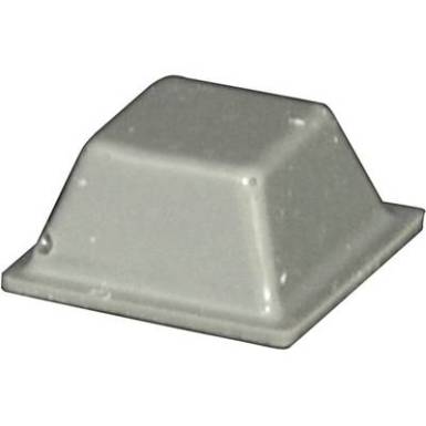 TOOLCRAFT Elasztikus puffer, &ouml;ntapad&oacute; PD2126G (H x Sz x Ma) 12.6 x 12.6 x 5.7 mm sz&uuml;rke