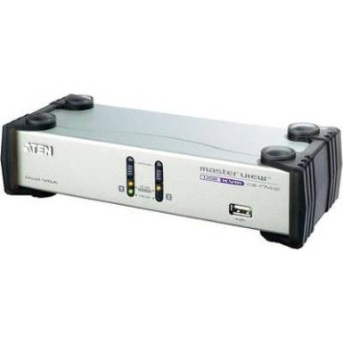 2 portos KVM switch USB-vel és VGA csatlakozókkal és USB hubbal Aten CS1742C-AT 2 portos KVM switch USB-vel és VGA csatlakozókkal és USB hubbal Aten CS1742C-AT