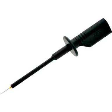 Mérőhegy, mérőtüske, 2mm-es banándugó aljzattal, 1000V-ig szigetelt, fekete SKS Hirschmann PRUEF 1610 FT Au Mérőhegy, mérőtüske, 2mm-es banándugó aljzattal, 1000V-ig szigetelt, fekete SKS Hirschmann PRUEF 1610 FT Au