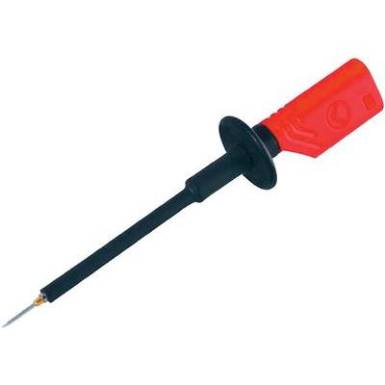 Mérőhegy, mérőtüske, 2mm-es banándugó aljzattal, 1000V-ig szigetelt, piros SKS Hirschmann PRUEF 1610 Au Mérőhegy, mérőtüske, 2mm-es banándugó aljzattal, 1000V-ig szigetelt, piros SKS Hirschmann PRUEF 1610 Au