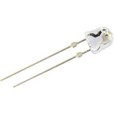 Nagy&aacute;ram&uacute; LED 5 mm 140&deg;, feh&eacute;r, Nichia NSDW570GS-K1