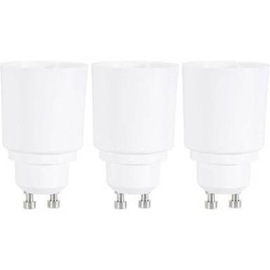 L&aacute;mpa foglalat &aacute;talak&iacute;t&oacute; adapter GU10-ről E27-re, 3 r&eacute;szes k&eacute;szlet, Renkforce