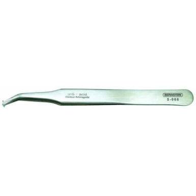SMD csipesz 120 mm, hajlított 30°, 2,5 mm széles, Bernstein 5-066 SMD csipesz 120 mm, hajlított 30°, 2,5 mm széles, Bernstein 5-066