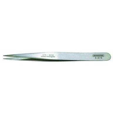 SMD csipesz 130 mm, széles, elvékonyított, véső formájú 1 mm-es heggyel, Bernstein 5-078 SMD csipesz 130 mm, széles, elvékonyított, véső formájú 1 mm-es heggyel, Bernstein 5-078