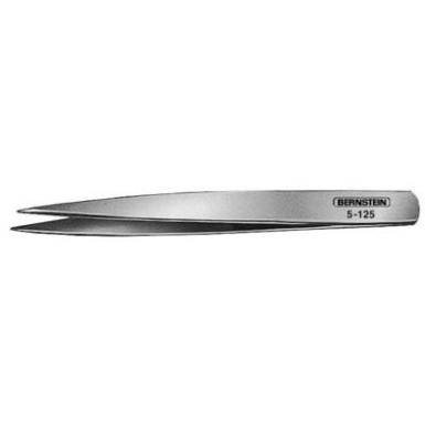 Nikkelezett csipesz egyenes/finom/hegyes heggyel, 110 mm, Bernstein 5-125 Nikkelezett csipesz egyenes/finom/hegyes heggyel, 110 mm, Bernstein 5-125