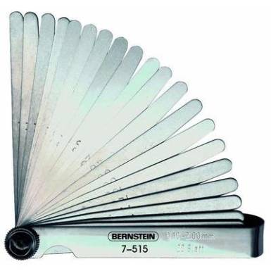 Hézagmérő készlet 0,10 - 2,0 mm Bernstein 7-515 Hézagmérő készlet 0,10 - 2,0 mm Bernstein 7-515