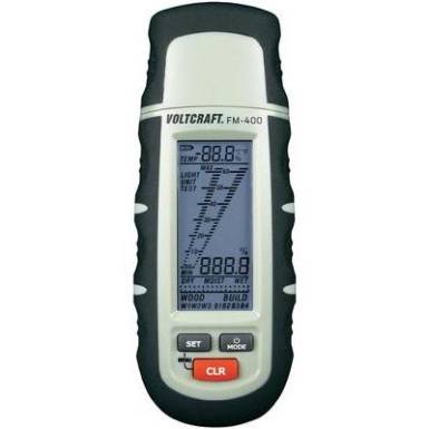 Anyagnedvesség mérő, fa- és épületnedvesség mérő, Voltcraft FM-400 Anyagnedvesség mérő, fa- és épületnedvesség mérő, Voltcraft FM-400