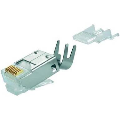 Teleg&auml;rtner RJ-45 dug&oacute; Dug&oacute;, egyenes P&oacute;lussz&aacute;m: 8 Ez&uuml;st Teleg&auml;rtner Tartalom: 1 db