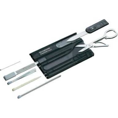Multifunkciós szerszámkészlet bankkártya formában, 10 funkcióval, Victorinox 0.7122.T2 Onyx Multifunkciós szerszámkészlet bankkártya formában, 10 funkcióval, Victorinox 0.7122.T2 Onyx