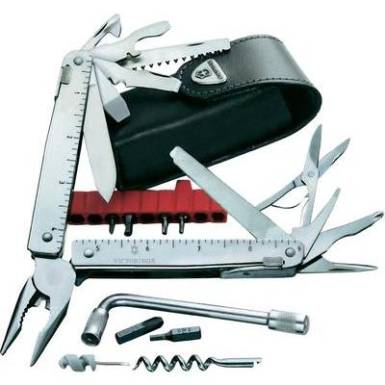 Victorinox svájci bicska, zsebkés SwissTool Plus I bőr tokkal 3.0338.L Victorinox svájci bicska, zsebkés SwissTool Plus I bőr tokkal 3.0338.L