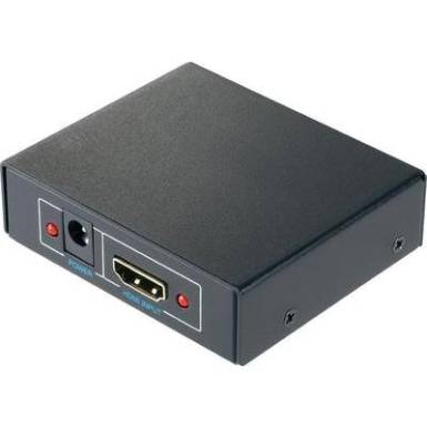 2 portos HDMI splitter HD képes 1920 x 1080 pixel, fekete, SpeaKa Professional 4016138822212 2 portos HDMI splitter HD képes 1920 x 1080 pixel, fekete, SpeaKa Professional 4016138822212