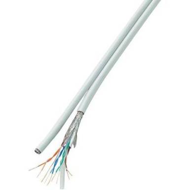 Hálózati kábel,CCA CAT 6, tekercsben Duplex SF/UTP 2 x (4 x 2 x 0,196 mm²) Fehér 50 m Conrad Hálózati kábel,CCA CAT 6, tekercsben Duplex SF/UTP 2 x (4 x 2 x 0,196 mm²) Fehér 50 m Conrad