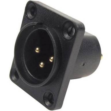 XLR csatlakozó peremes dugó, egyenes érintkezők pólusszám: 3 fekete Cliff CP30060 1 db XLR csatlakozó peremes dugó, egyenes érintkezők pólusszám: 3 fekete Cliff CP30060 1 db