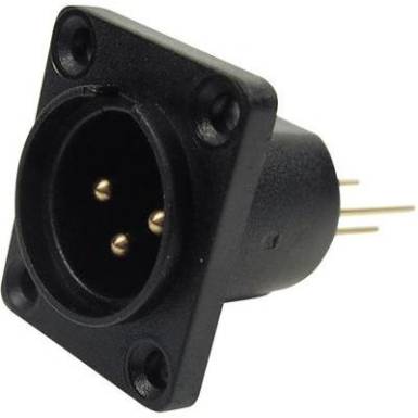 XLR csatlakozó peremes dugó, egyenes érintkezők pólusszám: 3 fekete Cliff CP30061 1 db XLR csatlakozó peremes dugó, egyenes érintkezők pólusszám: 3 fekete Cliff CP30061 1 db