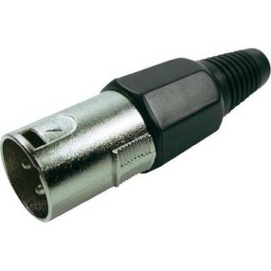 XLR csatlakozó dugó, egyenes pólusszám: 3 ezüst Cliff FC6130 1 db XLR csatlakozó dugó, egyenes pólusszám: 3 ezüst Cliff FC6130 1 db