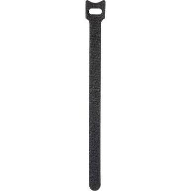 Tépőzár kábelkötegelő kötegeléshez bolyhos és horgos fél 280 mm x 12 mm Fekete TOOLCRAFT KL12X280SC 16 db Tépőzár kábelkötegelő kötegeléshez bolyhos és horgos fél 280 mm x 12 mm Fekete TOOLCRAFT KL12X280SC 16 db