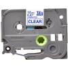 BROTHER TZE-133 LAMINATED TAPE 12MM 8M BLUE ON CLEAR