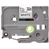 BROTHER TZE-211 LAMINATED TAPE 6MM 8M BLACK ON WHITE
