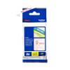 BROTHER TZE-222 LAMINATED TAPE 9MM 8M RED ON WHITE