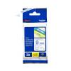 BROTHER TZE-223 LAMINATED TAPE 9MM 8M BLUE ON WHITE
