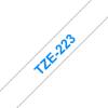 BROTHER TZE-223 LAMINATED TAPE 9MM 8M BLUE ON WHITE