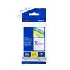 BROTHER TZE-243 LAMINATED TAPE 18MM 8M BLUE ON WHITE