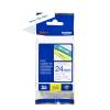 BROTHER TZE-253 LAMINATED TAPE 24MM 8M BLUE ON WHITE