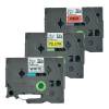 BROTHER TZE-31M3 12MM 8M 3-PACK WITH BROTHER TZE-231/431/631
