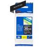 BROTHER TZE-365 LAMINATED TAPE 36MM 8M WHITE ON BLACK