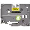 BROTHER TZE-611 LAMINATED TAPE 6MM 8M BLACK ON YELLOW