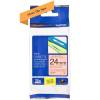 BROTHER TZE-B51 LAMINATED TAPE 24MM 5M BLACK ON SIGNAL ORANGE