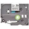 BROTHER TZE-S231 LAMINATED TAPE M 8M 8M BLACK ON WHITE EXTRA-STRONG