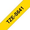 BROTHER TZE-S641 LAMINATED TAPE 18MM 8M BLACK ON YELLOW EXTRA-STRONG
