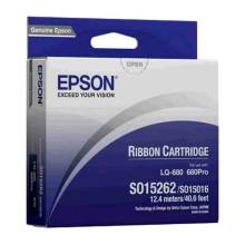 EPSON SIDM Black Ribbon Cartridge for LQ-670/680/pro/860/1060/25xx (C13S015262) Black ribbon.