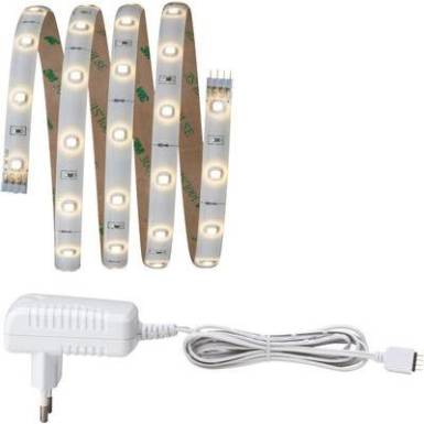 LED csík készlet, 1,5 m, melegfehér, 4,8W, 230/12V, 15VA, fehér, műanyag, Paulmann LED csík készlet, 1,5 m, melegfehér, 4,8W, 230/12V, 15VA, fehér, műanyag, Paulmann