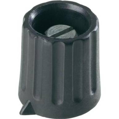 Poti forgatógomb, fekete, Ø6,35 mm, 15 x 16 x 9,5 mm Poti forgatógomb, fekete, Ø6,35 mm, 15 x 16 x 9,5 mm