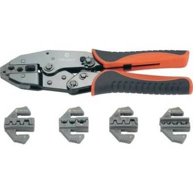 Krimpelő fogó készlet, 6 részes, Toolcraft Krimpelő fogó készlet, 6 részes, Toolcraft