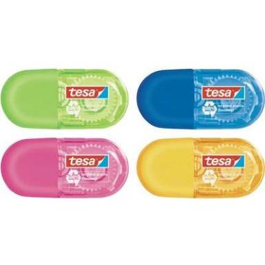 tesa® szövegjavító mini tekercs ecoLogo®, kék, rózsaszín, zöld, narancs 59816 TESA, tartalom: 1 db tesa® szövegjavító mini tekercs ecoLogo®, kék, rózsaszín, zöld, narancs 59816 TESA, tartalom: 1 db