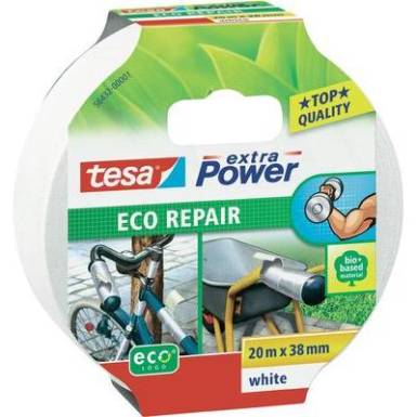 Rögzítő és javító szalag 20 m x 38 mm, fehér, TESA extra Power ECO REPAIR 56432-01 Rögzítő és javító szalag 20 m x 38 mm, fehér, TESA extra Power ECO REPAIR 56432-01