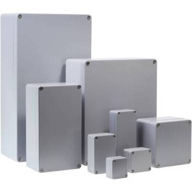 Alu univerzális műszerház 150 x 64 x 36 mm, ezüstszürke (RAL 7001), Bernstein AG CA-100 Alu univerzális műszerház 150 x 64 x 36 mm, ezüstszürke (RAL 7001), Bernstein AG CA-100