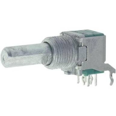 Lineáris sztereó potenciométer 10 kΩ 0,05 W ± 20 %, ALPS RK09L1220 10KBX2 402149 Lineáris sztereó potenciométer 10 kΩ 0,05 W ± 20 %, ALPS RK09L1220 10KBX2 402149