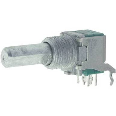 Lineáris sztereó potenciométer 50 kΩ 0,05 W ± 20 %, ALPS RK09L1220 50KBX2 402150 Lineáris sztereó potenciométer 50 kΩ 0,05 W ± 20 %, ALPS RK09L1220 50KBX2 402150