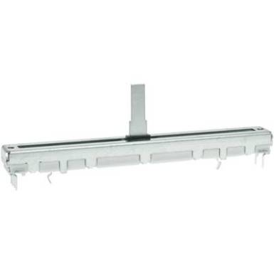 Speciális keverő tolópótméter, Y fader, sztereó, 10 kΩ, 0,1 W, ± 20 %, ALPS RS6011DY 10KDX2 402126 Speciális keverő tolópótméter, Y fader, sztereó, 10 kΩ, 0,1 W, ± 20 %, ALPS RS6011DY 10KDX2 402126